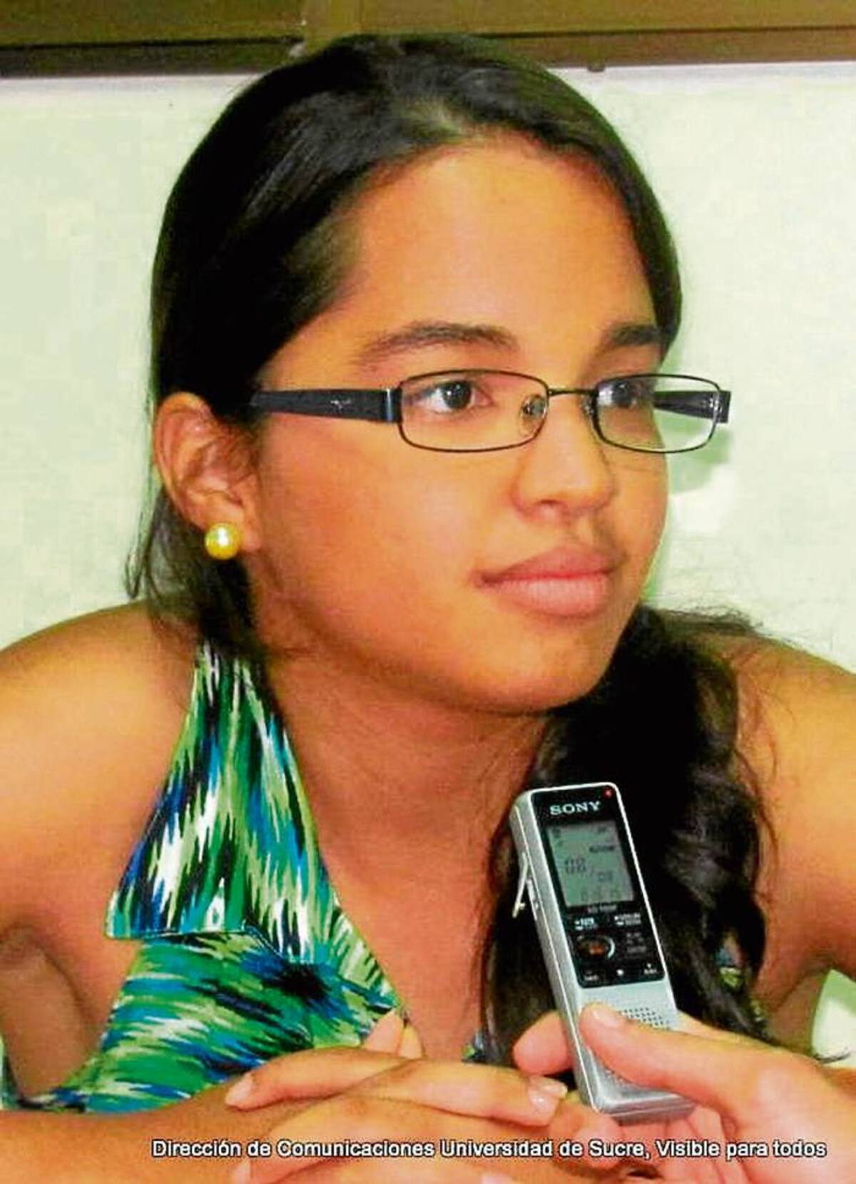 Emily Lugo Hernández, estudiante de Unisucre. CORTESÍA/