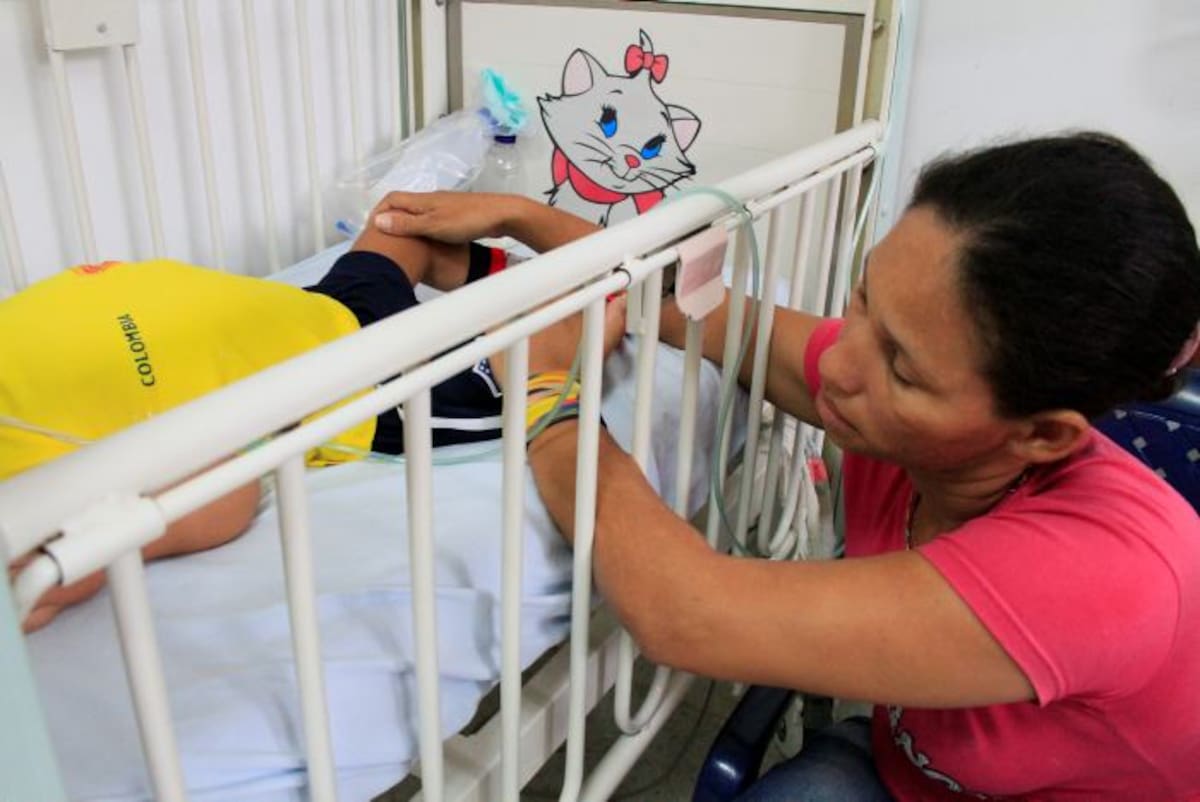 La UCI Doña Pilar cuenta con 23 camas, que corresponden al 33% de todas las camas de UCI disponibles para atender a la población pediátrica distrital. Zenía Valdelamar - El Universal