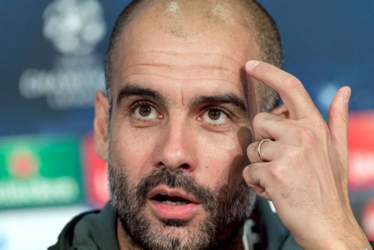 Pep Guardiola. AFP PETER KNEFFEL
