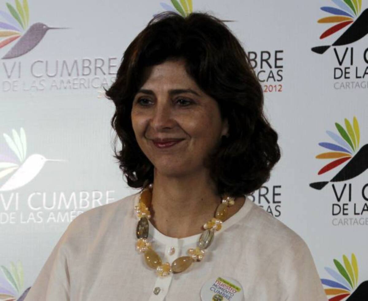 María Angela Holguín, canciller de Colombia. Archivo