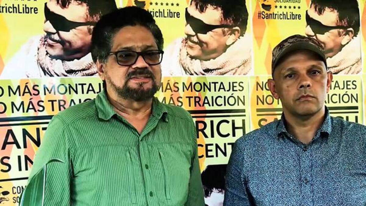 El ex guerrillero y miembro de la dirección del partido político Iván Márquez y alias 'El Paisa', antiguo líder de la columna Teófilo Forero. Colprensa