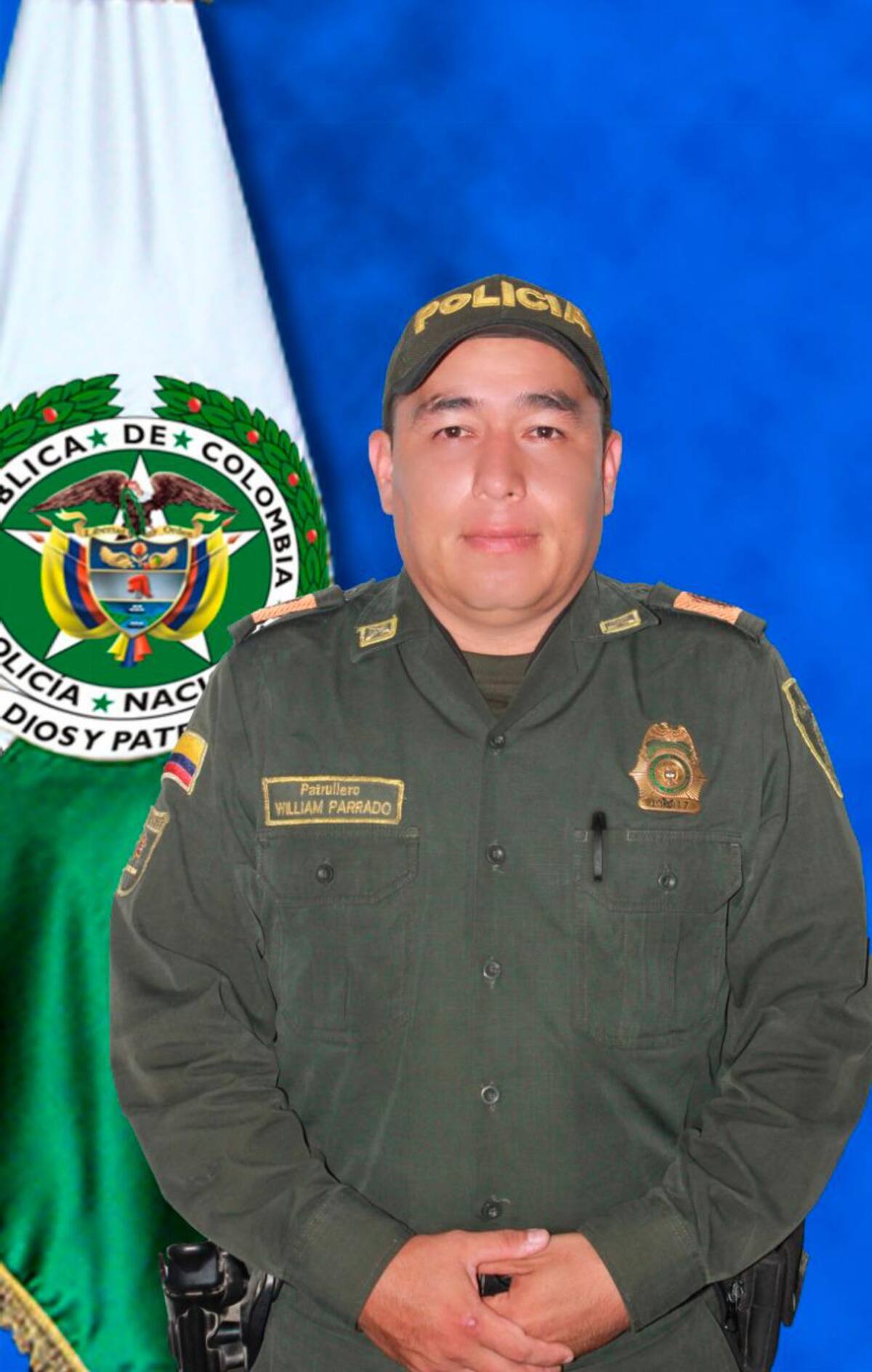William Parrado, policía asesinado.