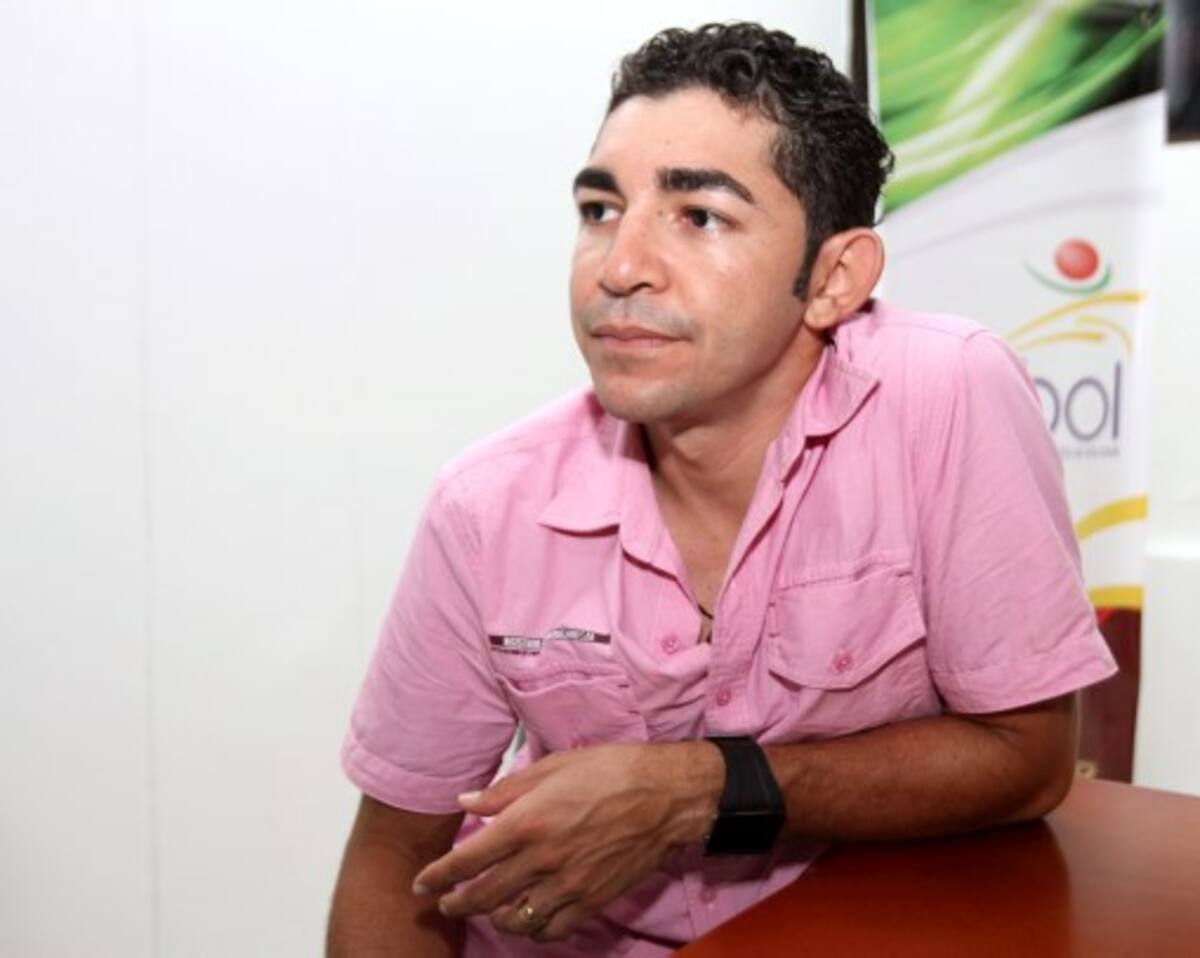 José Serpa, ciclista colombiada. Aroldo Mestre