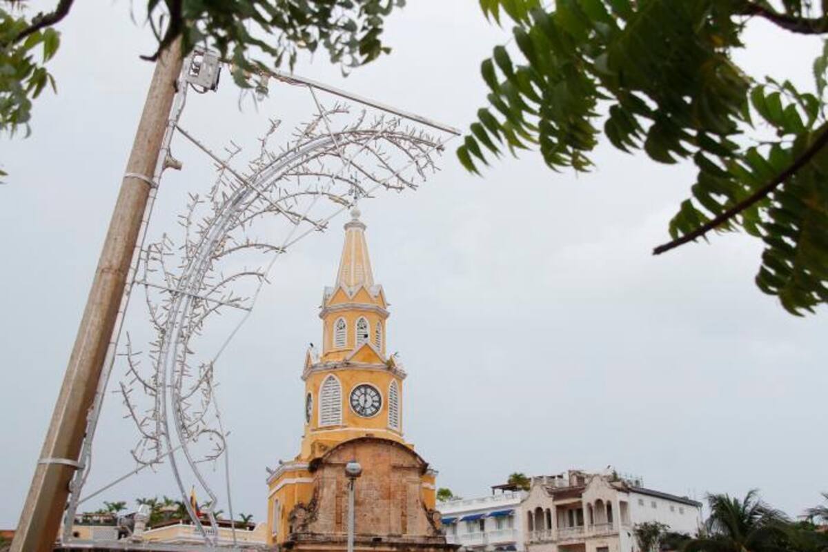 Los puntos que tendrán alumbrado navideño en Cartagena
