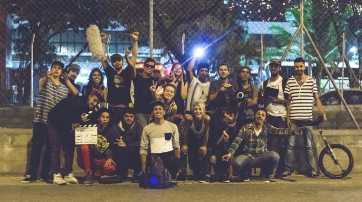 Equipo humano y técnico del filme “Los Nadie”, de Juan Sebastián Mesa. Cortesía