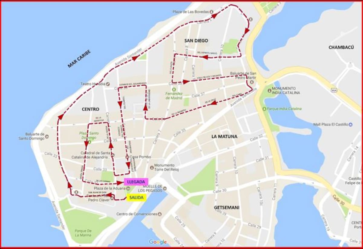 Este es el recorrido de la Blue Race 5k, carrera que tiene el objetivo de generar conciencia sobre el autismo.
