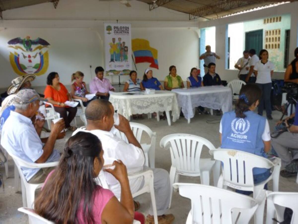 El Plan de Reparación Colectiva apunta a restituir los derechos que perdieron las víctimas del conflicto armado. LILA LEYVA - EL UNIVERSAL