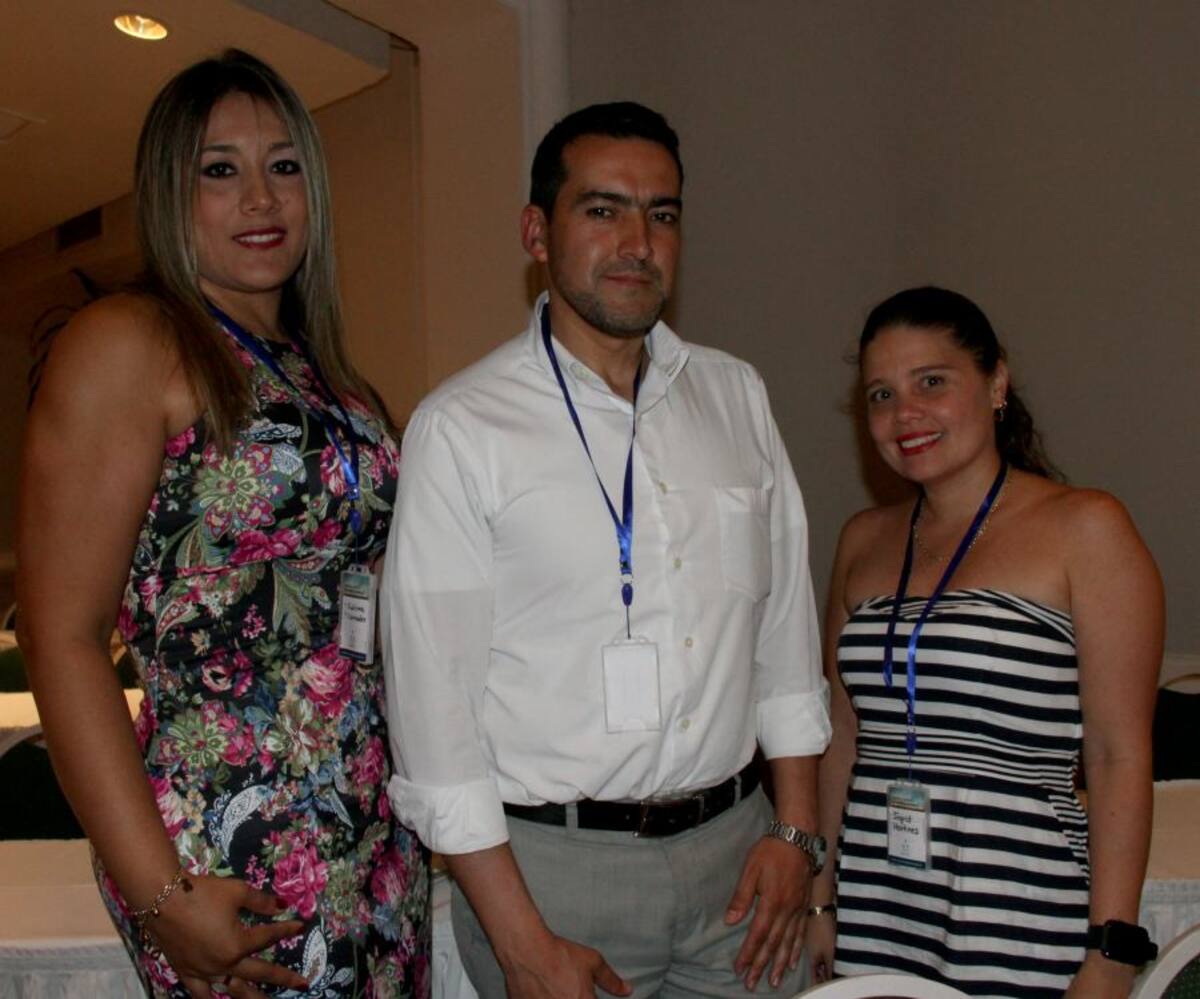 Edilma Corredor Hernández, Fernando López e Ingrid Magred.