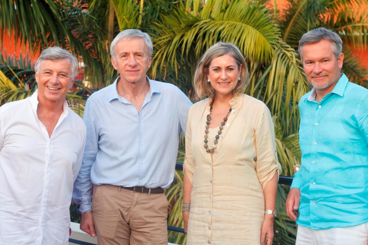 Richard Launay, Jean-Christophe Rufin, Carmen Otero de Millán y Gautier Mignot.//FOTOS: NAYIB GAVIRIA - EL UNIVERSAL.