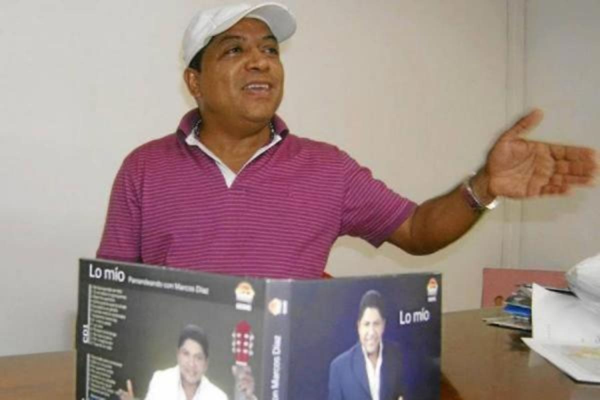Marcos Díaz, cantautor de música vallenata.