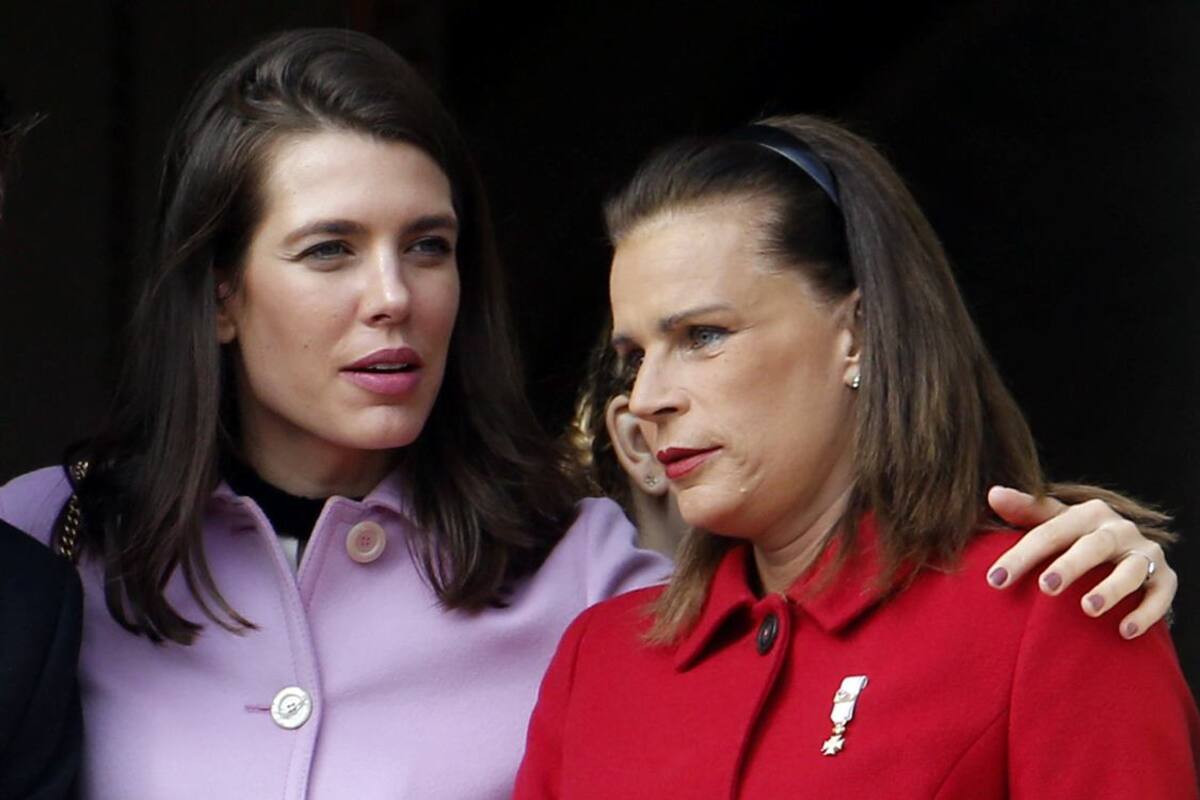 Carlota Casiraghi y la princesa Estefanía.