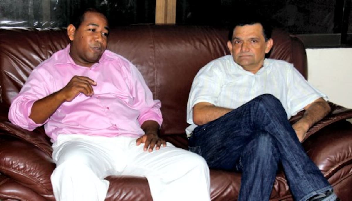 Eduardo Soto, presidente del Comité Ejecutivo Departamental de ASI y Augusto Salas, aspirante a la Gobernación. KAILLINE GIRALDO