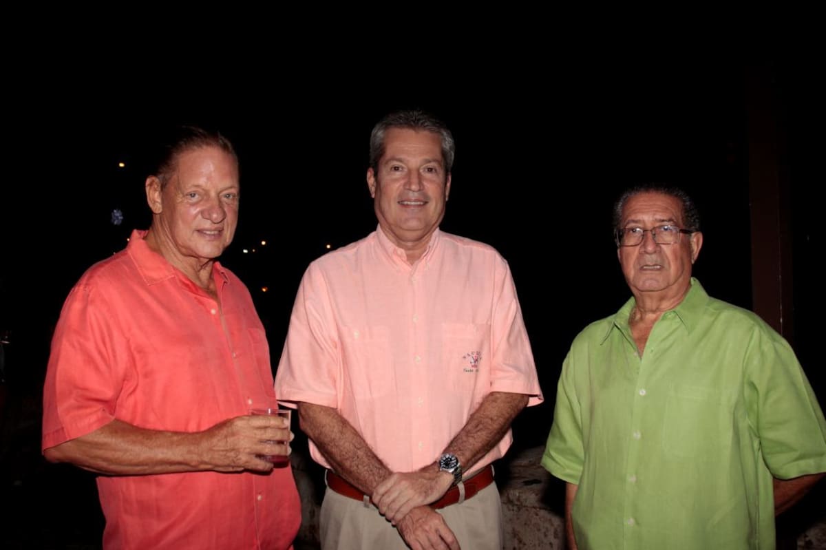 Alberto Iglesias, Luis Guillermo Villegas y Augusto Martínez.