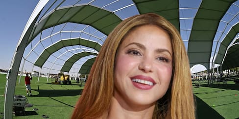 En fotos: así avanza el montaje de la ‘ciudad’ de Shakira en Madrid