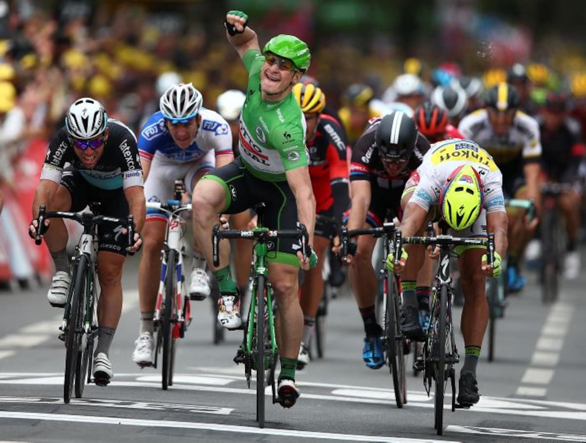 Greipel celebra su triunfo en la quinta etapa del Tour de Francia. AP Peter Dejong