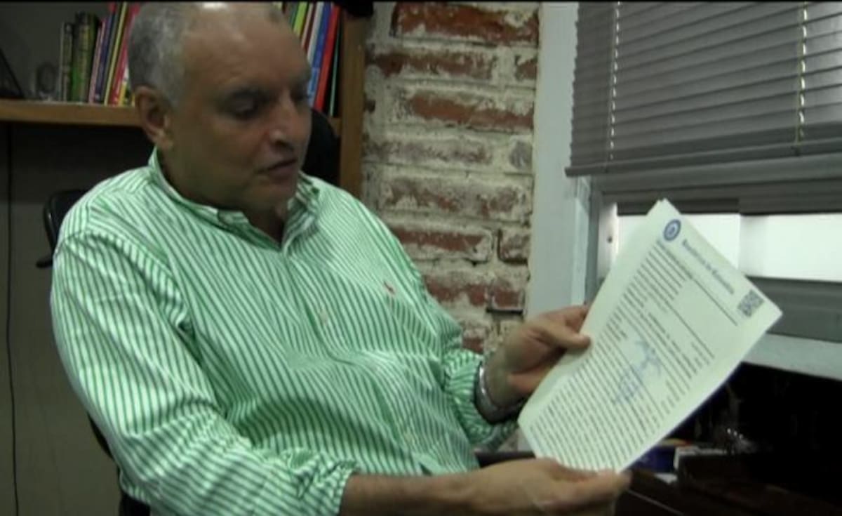 Alberto Marenco Mendoza, notario tercero de Cartagena, detenido por la Fiscalía. Archivo - El Universal