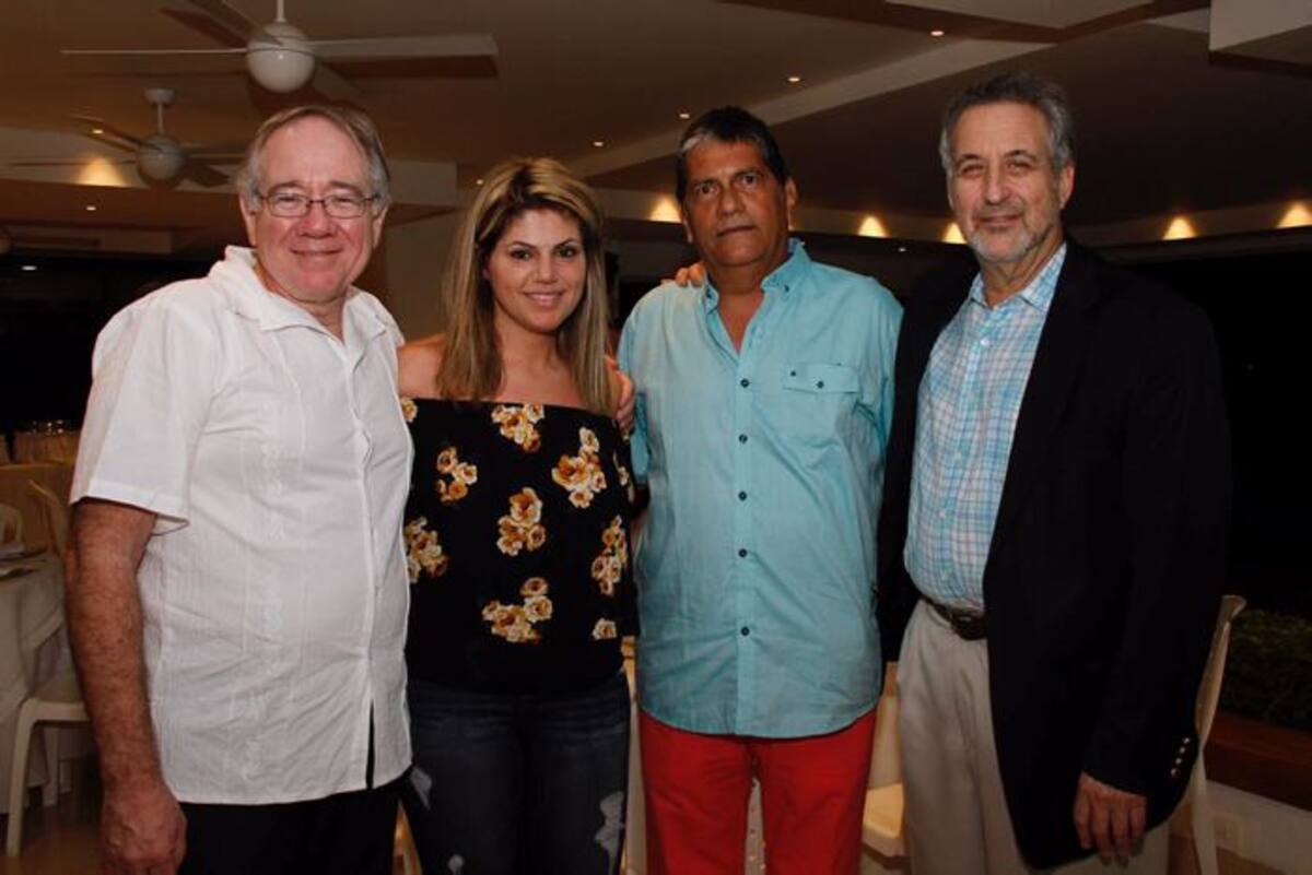 Tom Guess, Samara Sobh, Carlos Alberto Bula y Robert Gilman. MARUJA PARRA