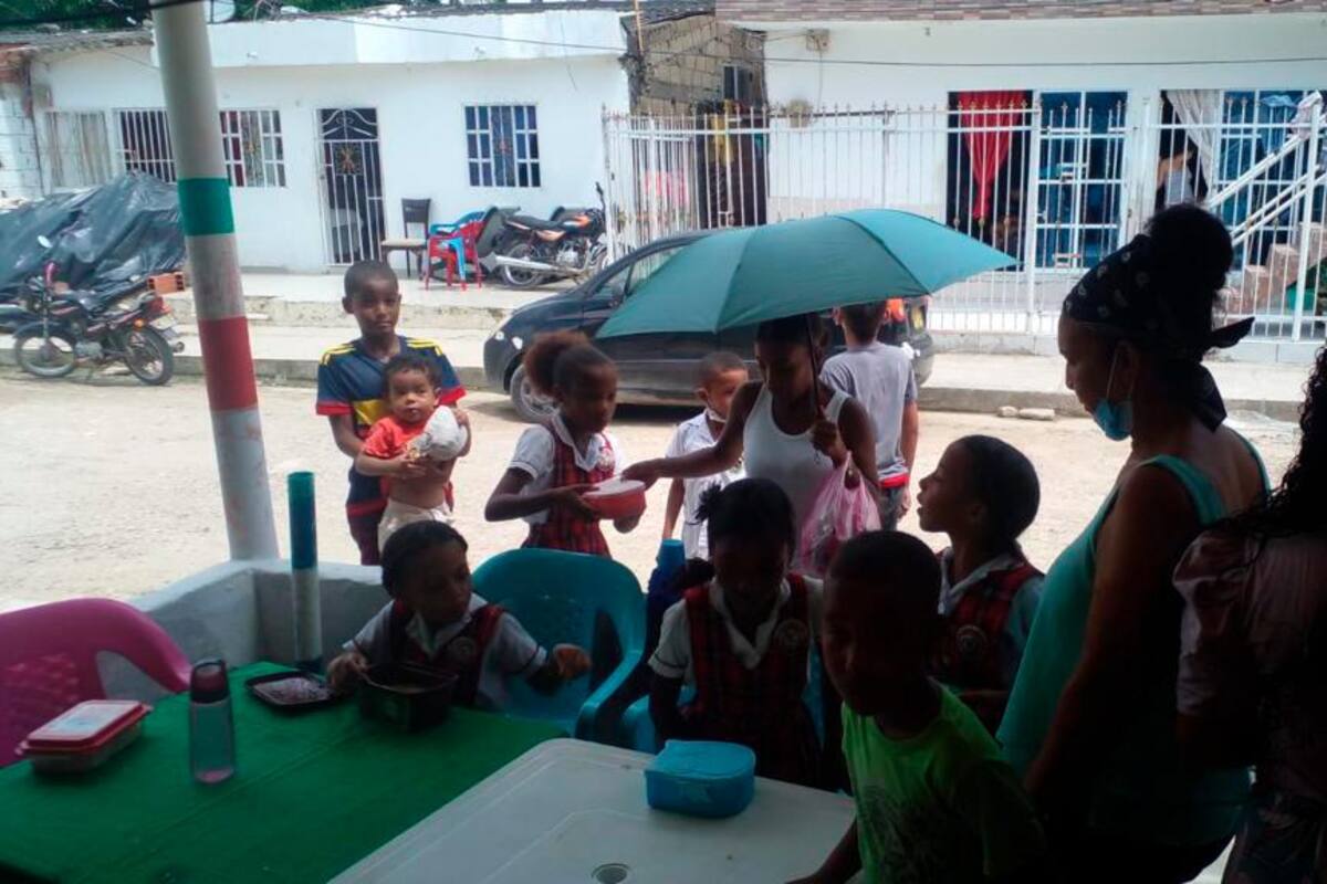 ¡Buena esa! Abren comedor comunitario para niños y adultos mayores en Olaya