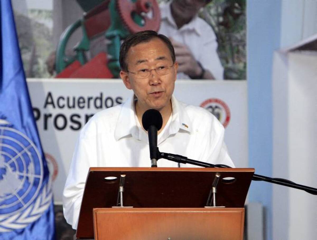 Ban Ki-moon, secretario general de la ONU. EL UNIVERSAL