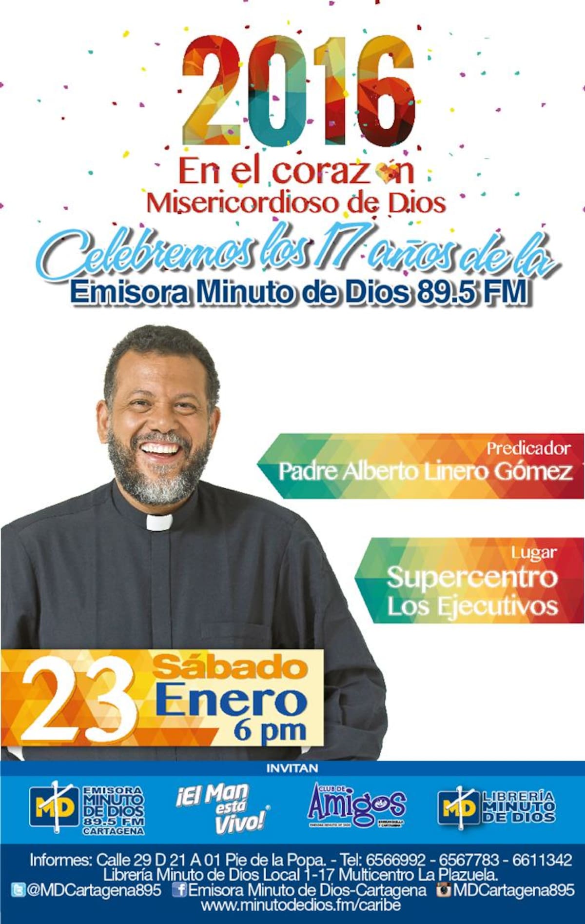 CORTESIA Afiche promocional del evento de este sábado.