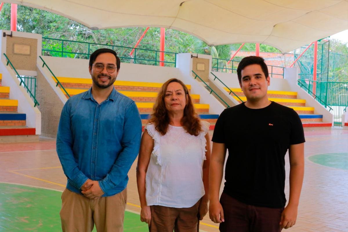 Jairo Cárdenas, Marlen Meza y César Orozco.
