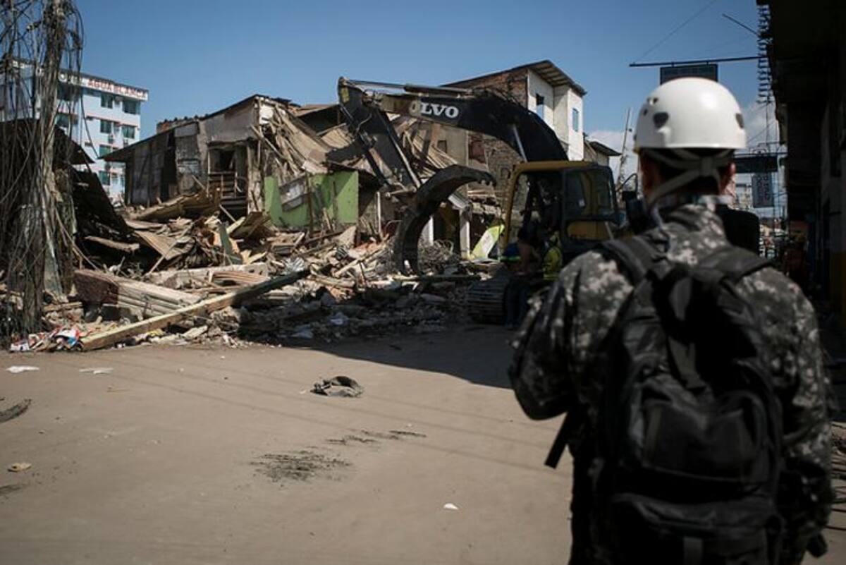 Terremoto en Ecuador. COLPRENSA.