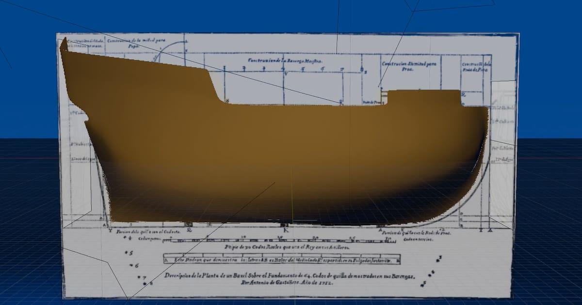 Galeón San José in digital: the vessel is recreated based on underwater remains