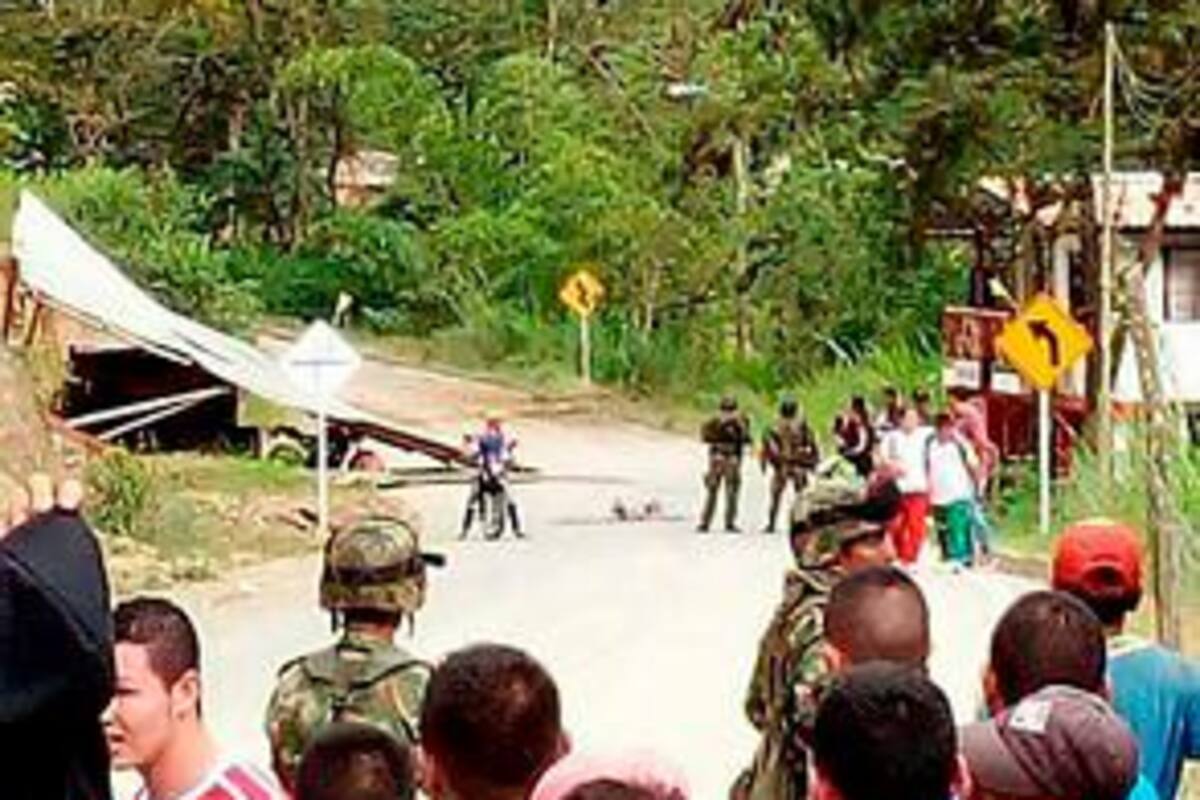Dos muertos en incursión armada en Argelia, Cauca