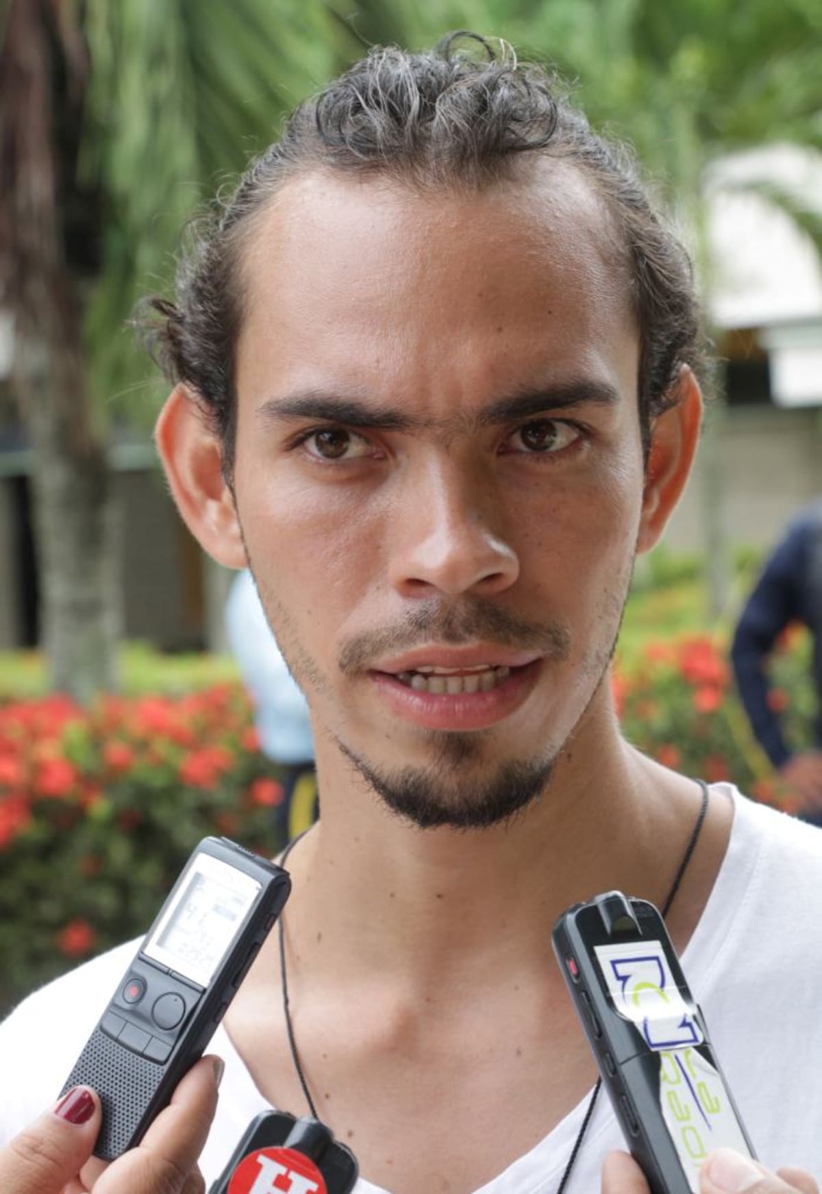 Pedro Paternina, representante de los estudiantes. MANUEL SANTIAGO PÉREZ/EL UNIVERSAL.