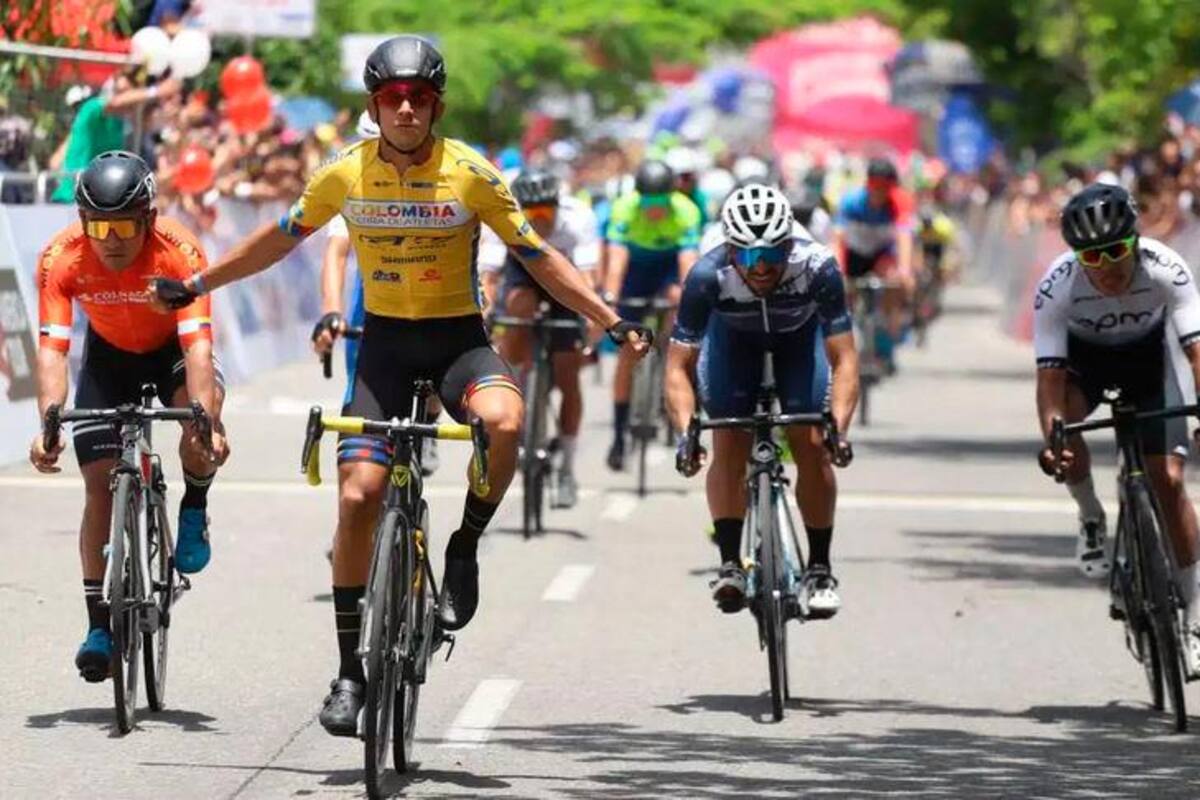 Nelson Soto ganó al esprint la primera etapa de la Vuelta a Colombia