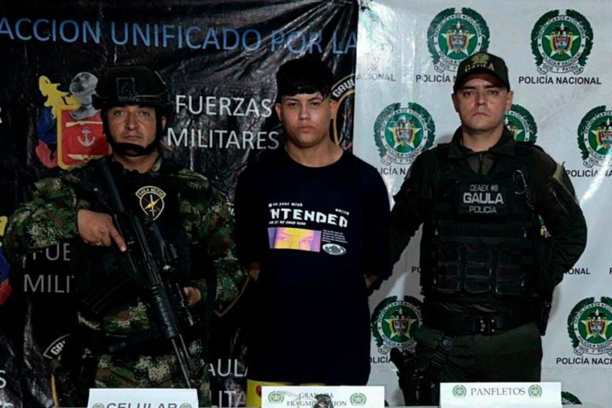 Capturan a presunto extorsionista de ‘los Costeños’ que disparaba contra locales