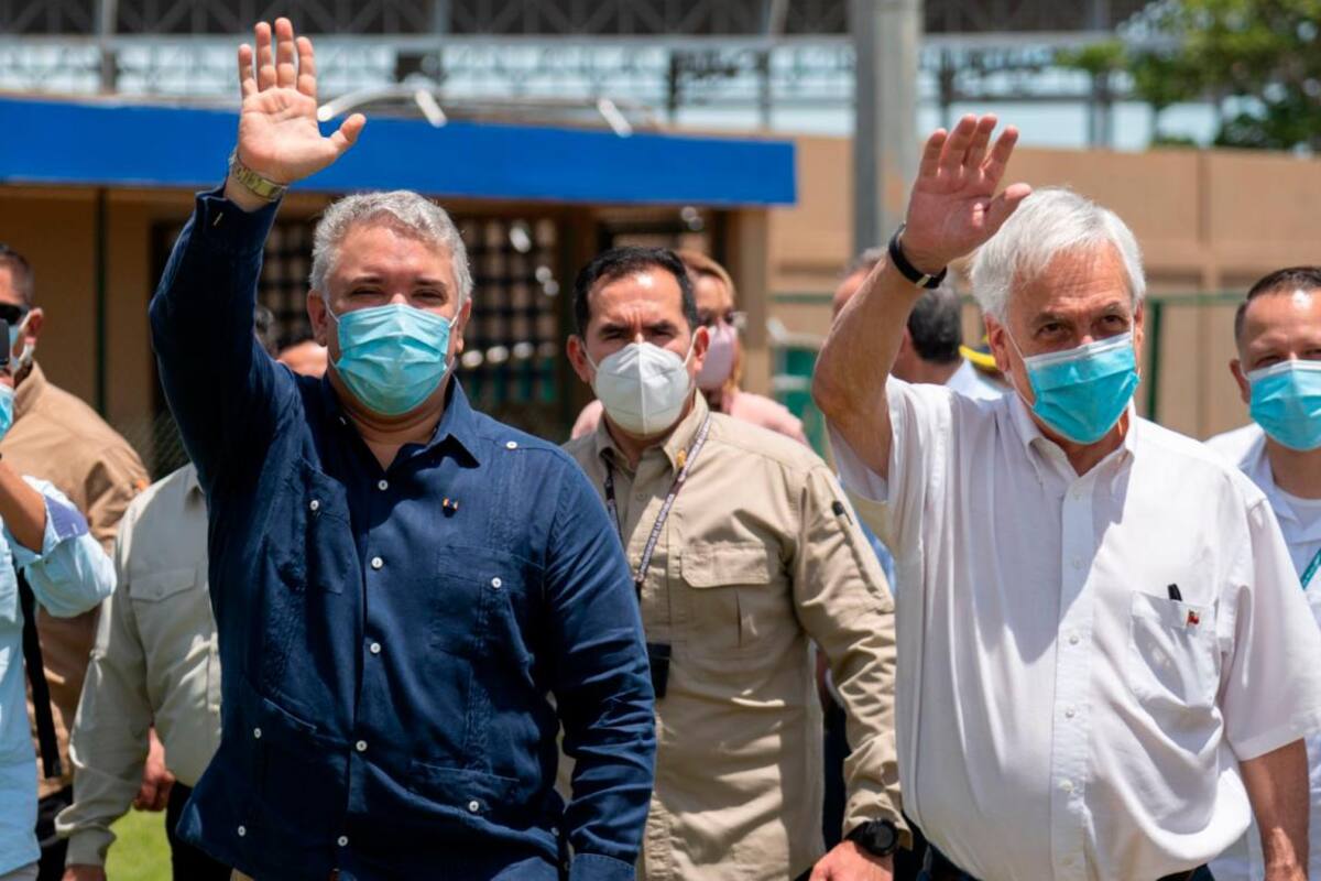 Iván Duque y Sebastián Piñera revisan avances del acuerdo de paz