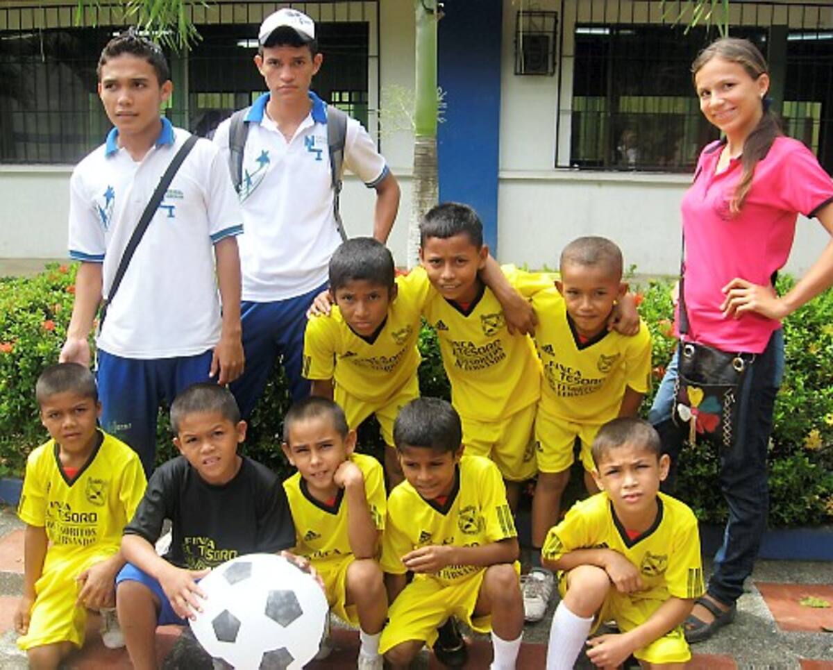 El barrio Corea, armó un fuerte club que buscará ganar el evento de fútbol interbarrios. FOTOS: JULIO FLÓREZ PACHECO