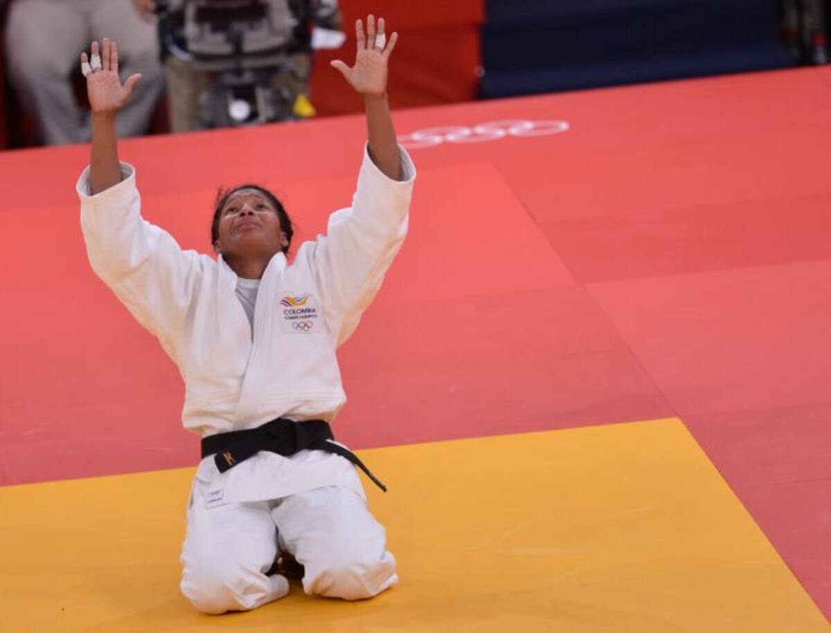 Yuri Alvear, campeona mundial AFP JOHANNES EISELE