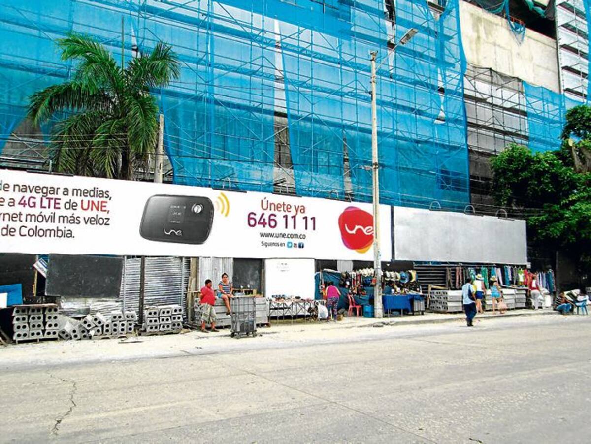 Proyecto comercial mixto Nao Fun Shopping, en construcción. PEDRO TORRES, GENTE BAHÍA - EL UNIVERSAL