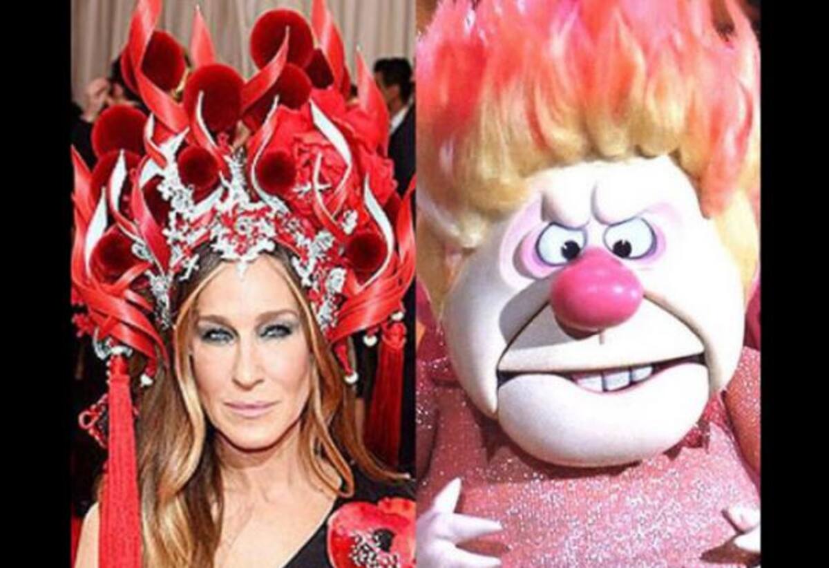 Memes del vestido de Sarah Jessica Parker.