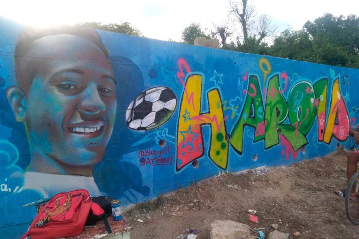 Realizan mural en San Francisco como homenaje a Harold