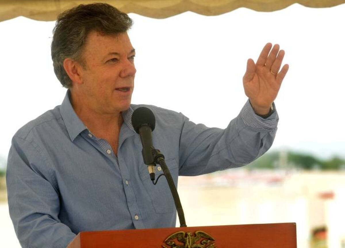 Juan Manuel Santos, presidente de Colombia. COLPRENSA
