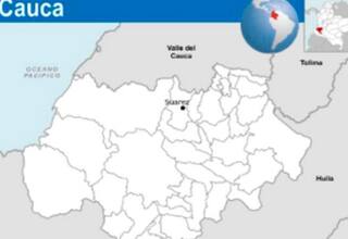 Alertan confinamiento de 500 personas por combates en el Cauca