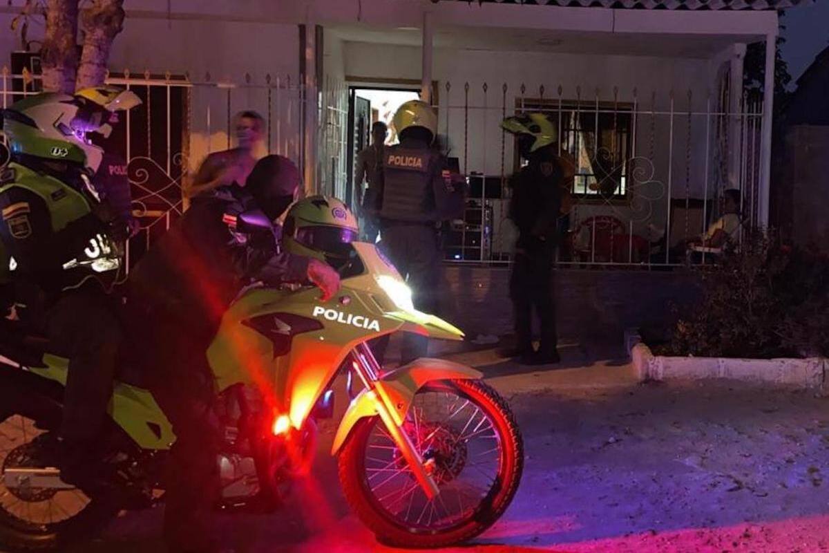443 comparendos, 54 fiestas y 52 riñas atendió la Policía en el Atlántico