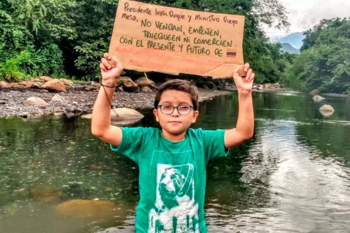 Amenazan de muerte a Francisco Vera, niño ambientalista de 11 años
