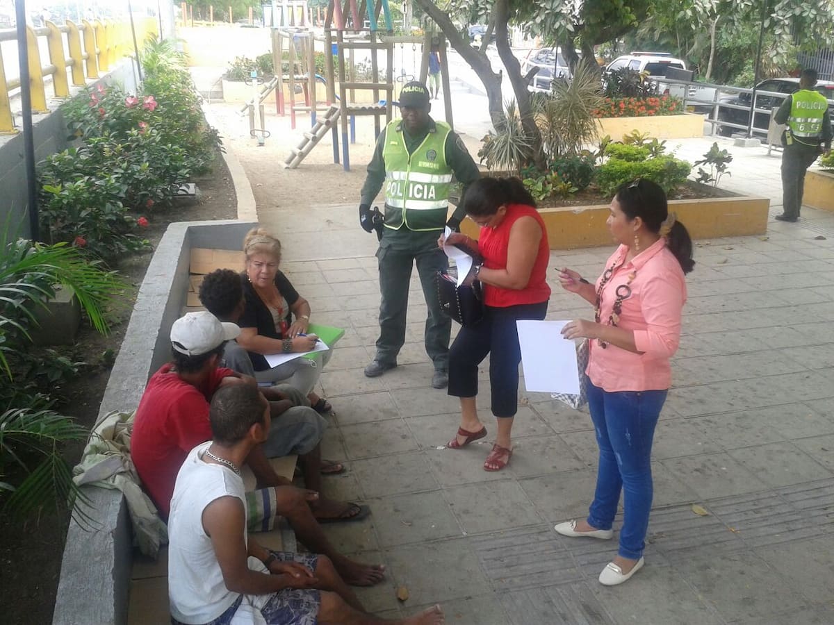 La jornada de intervención Psicosocial se realizó en el Parque de Blas de Lezo El UNIVERSAL