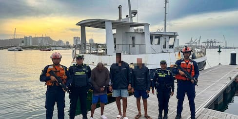 Frustran intento de robo de yate en la bahía de Cartagena: hay 4 capturados