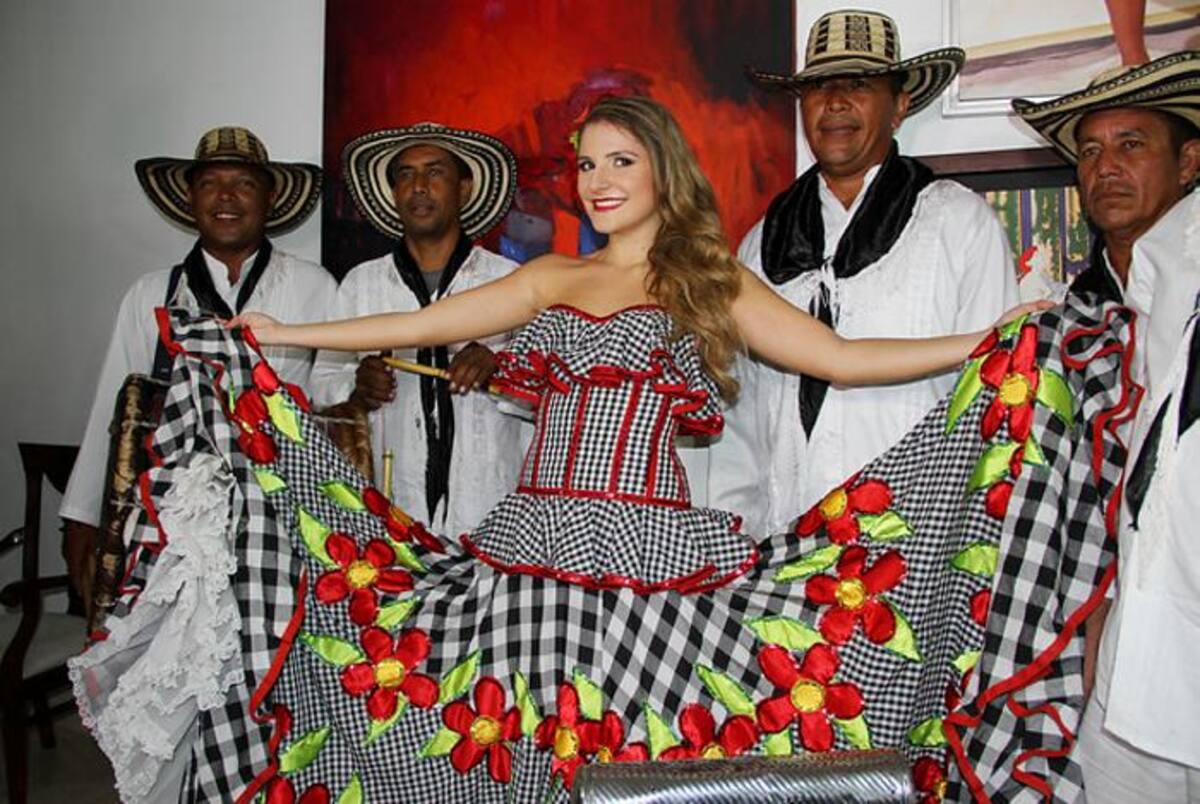 Marcela García Caballero, una barranquillera alegre, entusiasta y carnavalera de 23 años. COLPRENSA