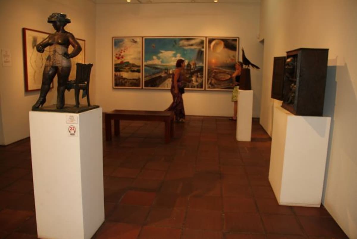 Historias de Cartagena en un tríptico de Enrique Grau, motivo para la tertulia de esta tarde del jueves en el MAM. ZENIA VALDELAMAR - EL UNIVERSAL