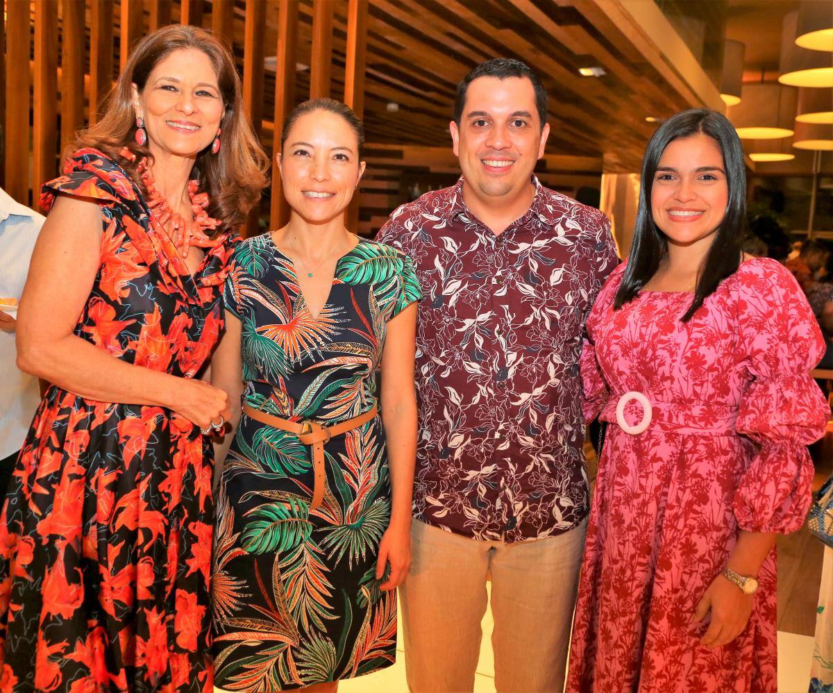 Claudia Fadul, Natalia Bohórquez Castilla, Óscar Urizay y Liz Negrete.