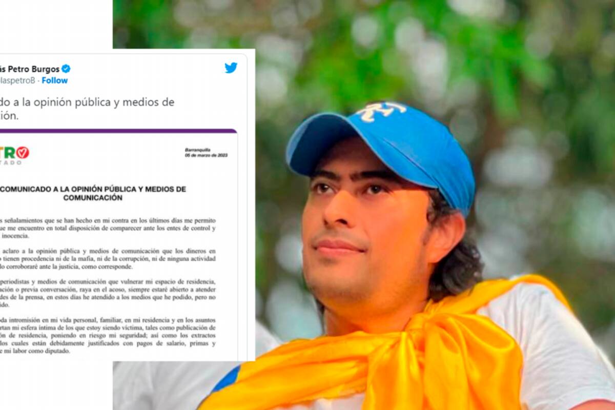 Nicolás Petro se defiende: se abstendrá de la actividad política