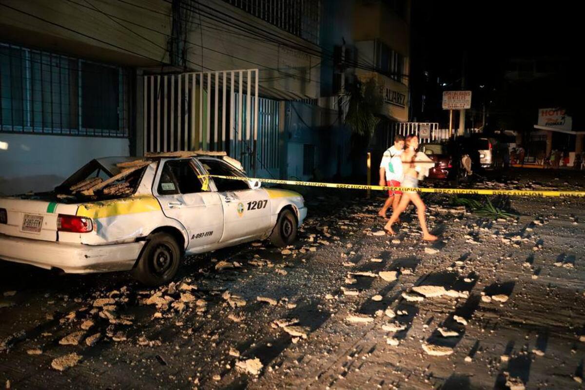Centenares de viviendas quedan dañadas en Acapulco tras terremoto