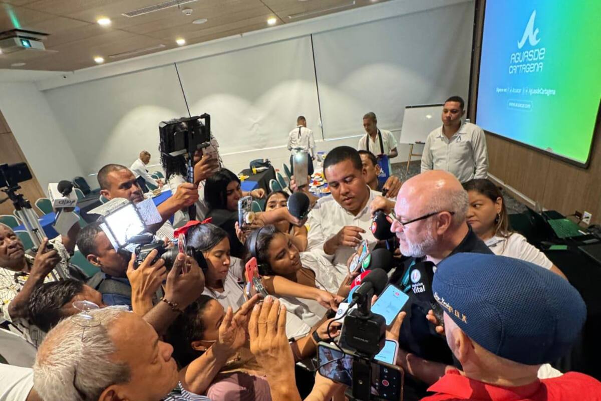 “Hacemos la tarea bien”: gerente de Aguas de Cartagena