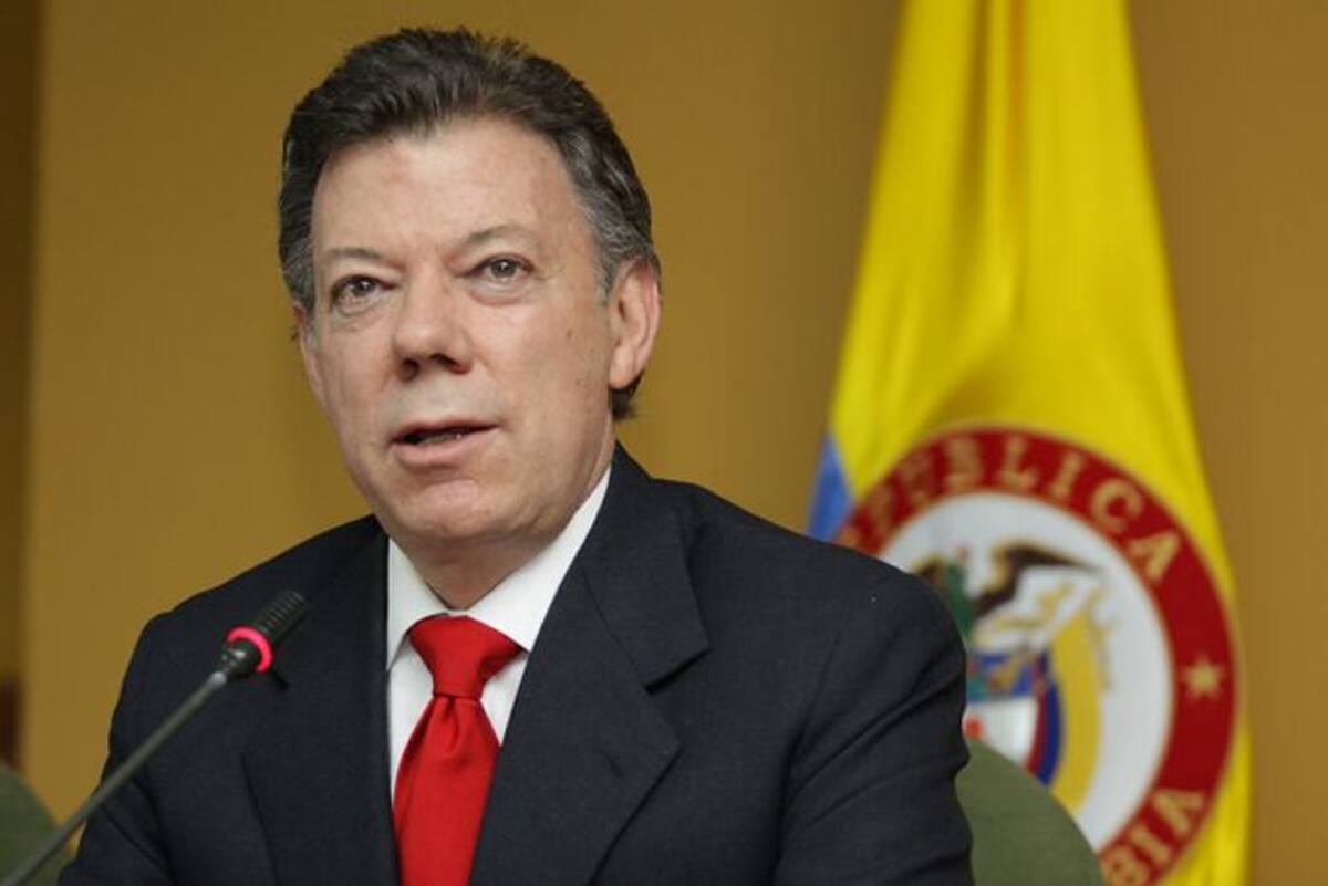 Juan Manuel Santos, presidente de la República. Colprensa